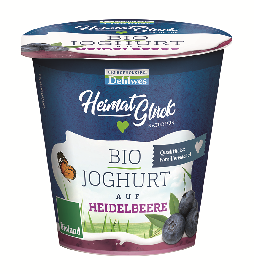 Bio-Joghurt auf Heidelbeere 3,5 % Fett | 150 g