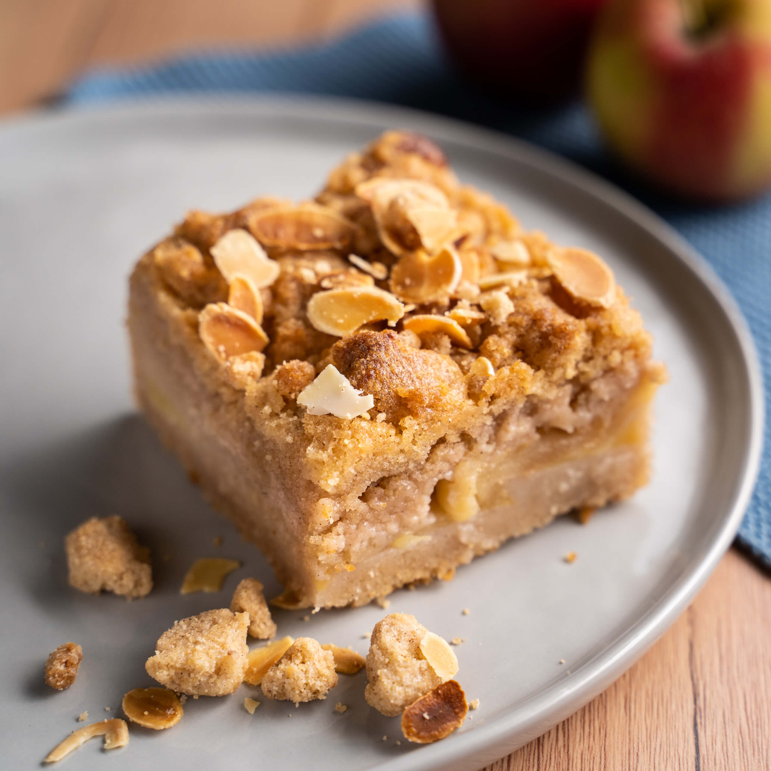 Apfelstreusel Kuchen (vegan)