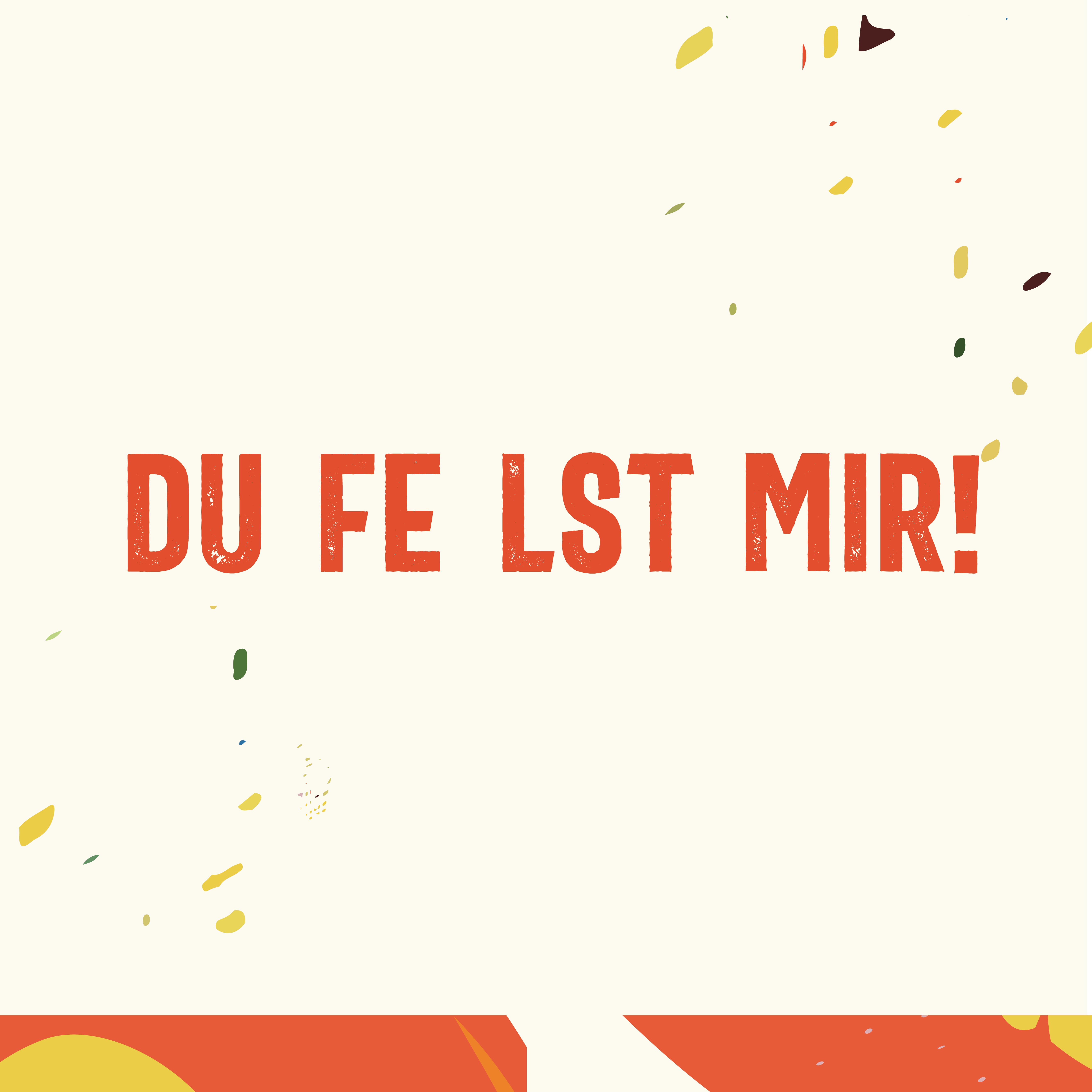 Grußkarte "Du fehlst mir!"