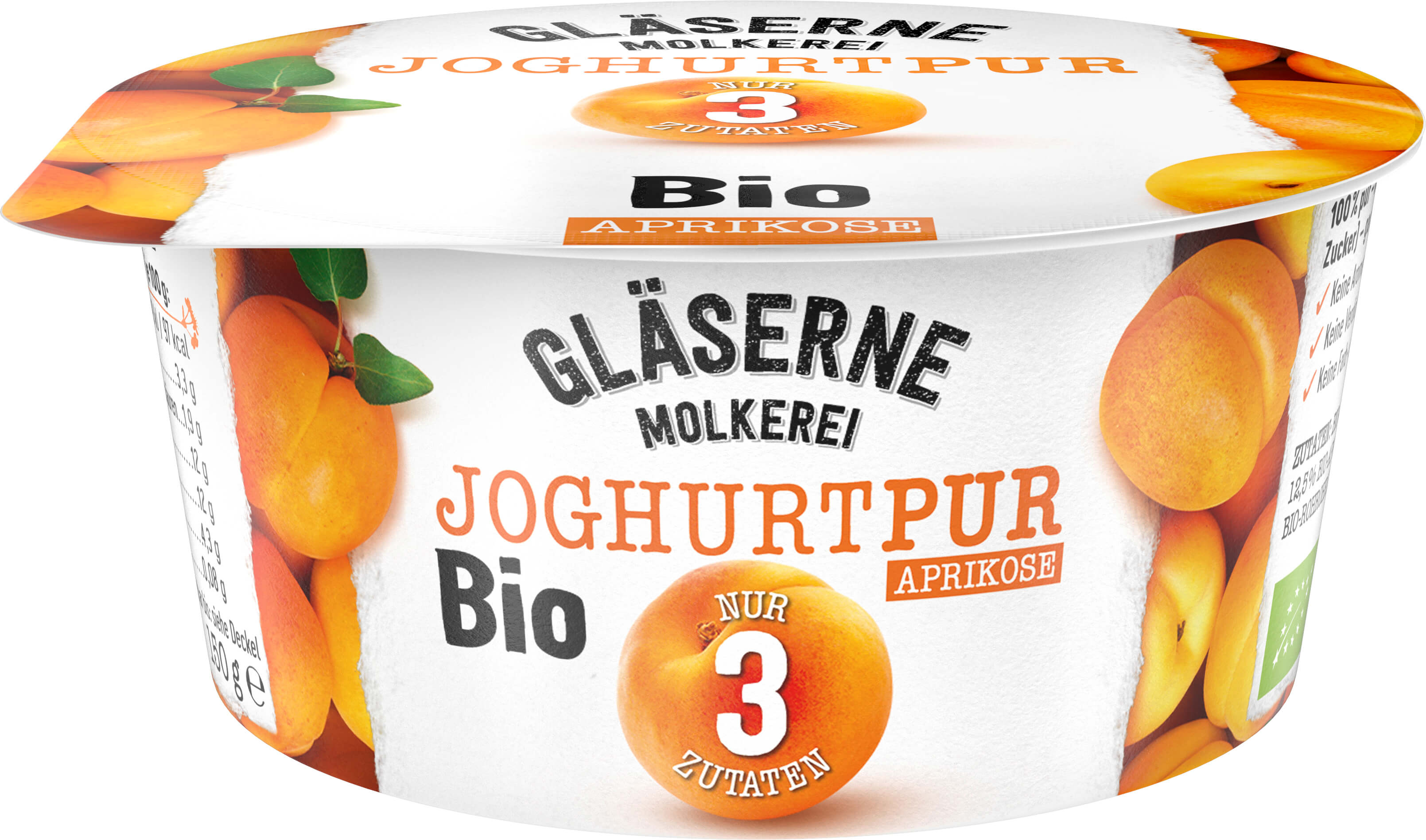 Bio Fruchtjoghurt, Aprikose 150 g