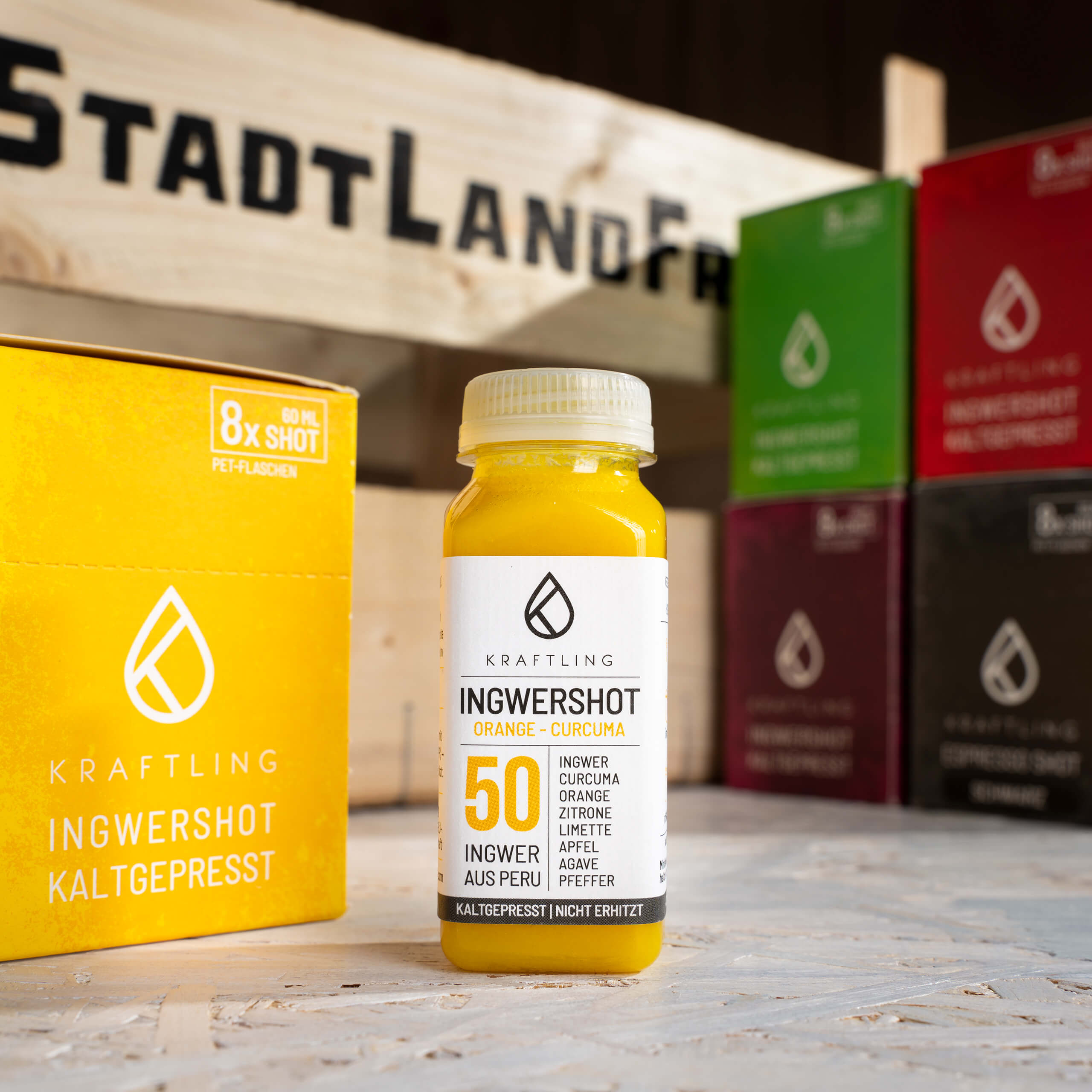 Ingwer Shot Orange-Curcuma